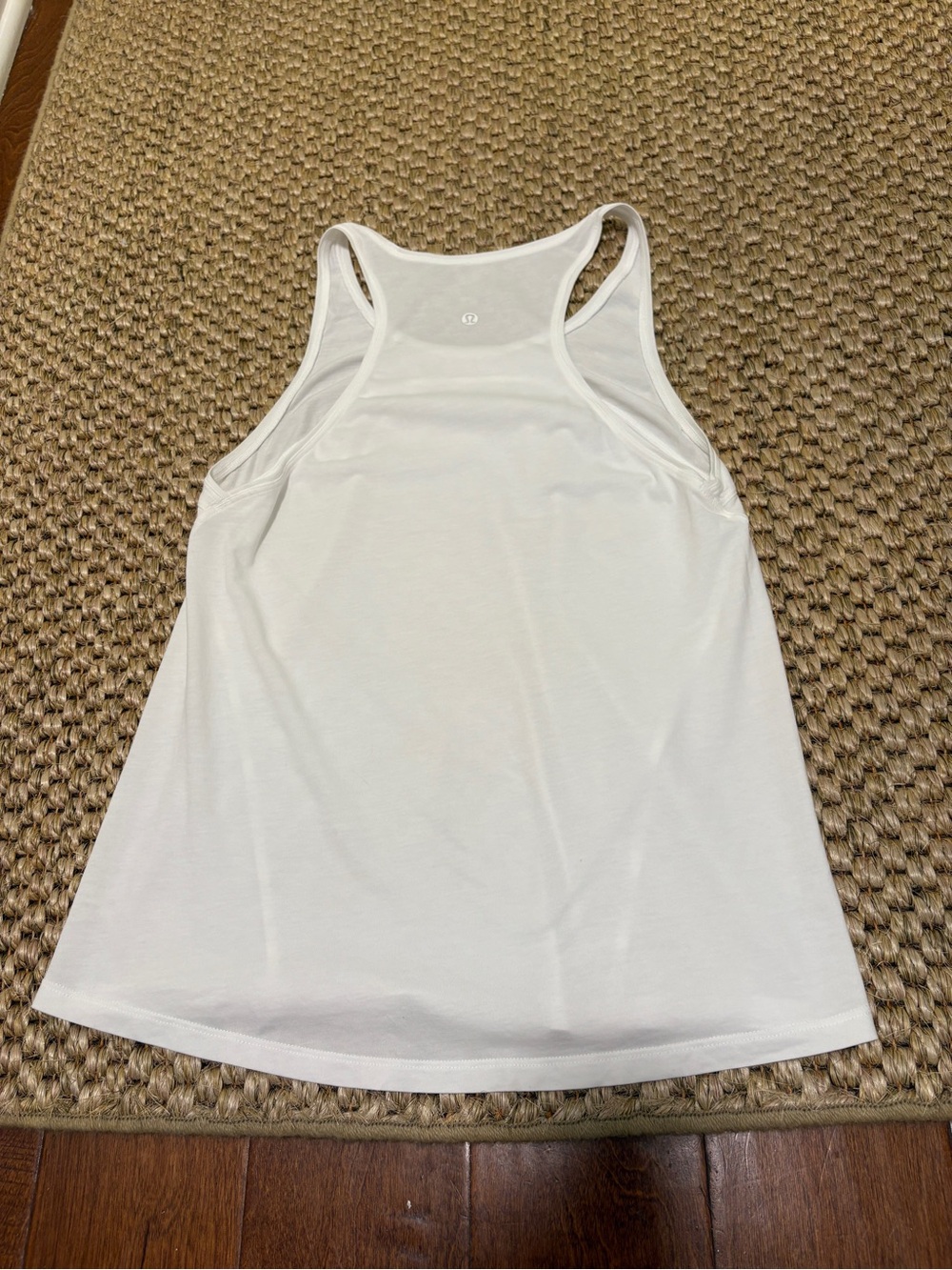 lululemon athletica White Love Racerback Tank - Size 6 - Picture 3 of 5